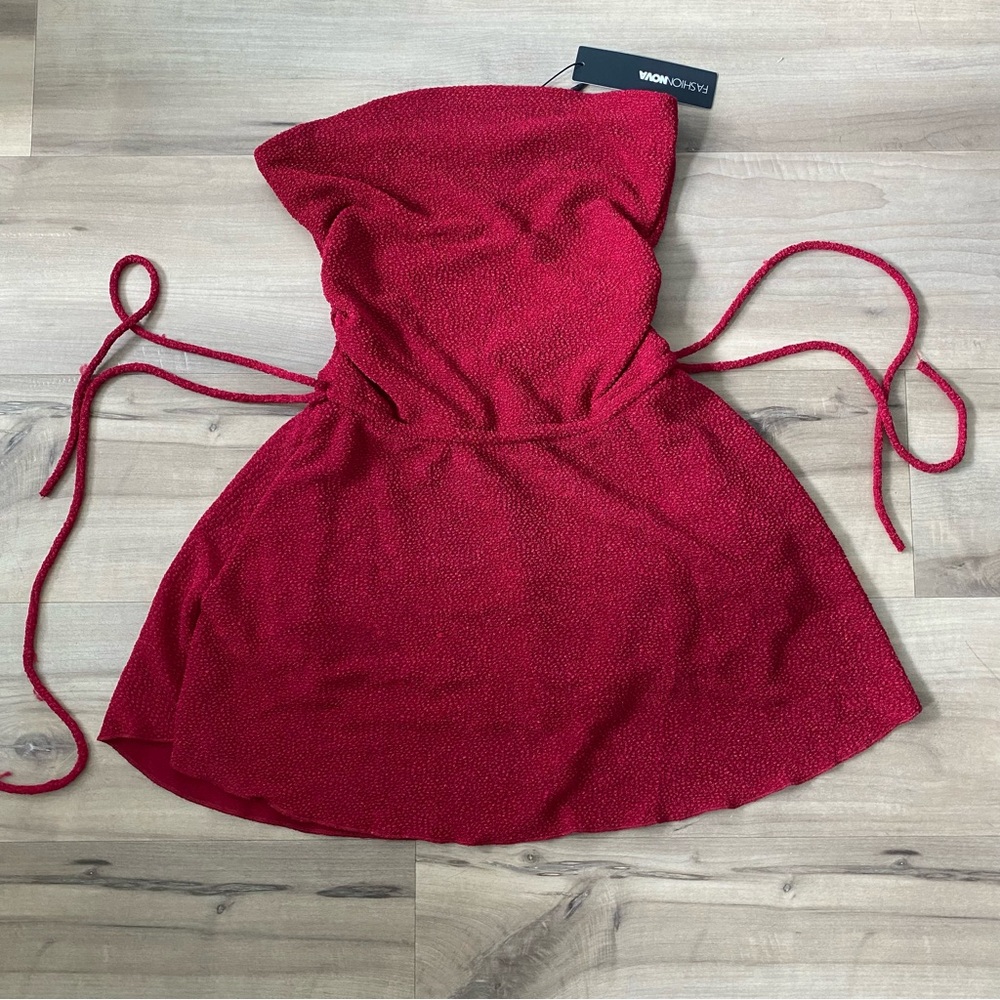 Fashion Nova Red Mini Dress - Picture 1 of 4